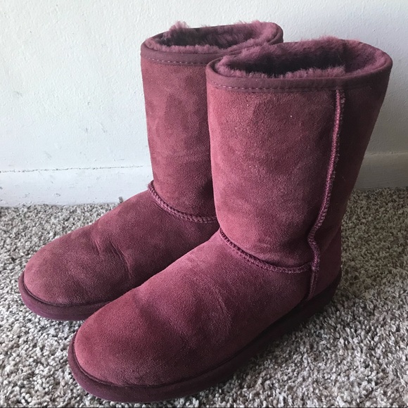 LL.Bean Red Suede Boots Size 8 Medium - Picture 2 of 8